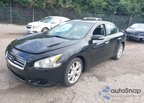 2014 Nissan Maxima 3.5 Sv z USA, uszkodzony, nr VIN 1N4AA5AP4EC477861